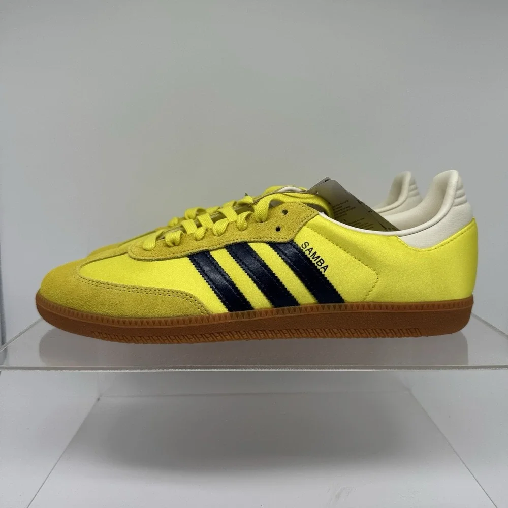 New Adidas Samba OG JI2594 Yellow Gum Women's Size 11.5 / Men's Size 10.5